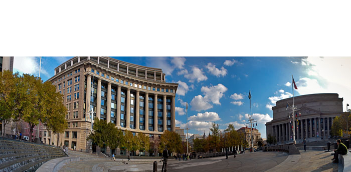 Panorama in Penn Quarter, Washington DC