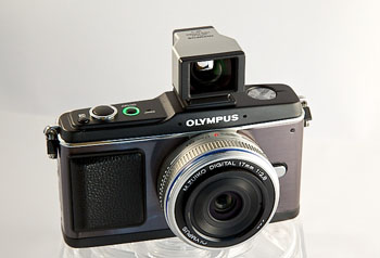 E-P2 with 17mm and Optical VF