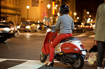 Red Scooter in DC