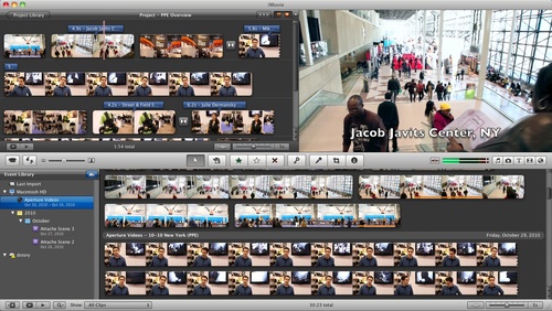 iMovie '11 Interface