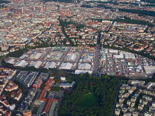 Oktoberfest from the Air