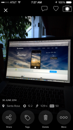 Shutter for iOS