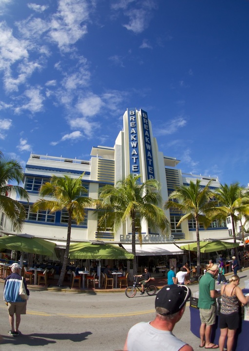 Ocean Drive during Art Deco Weekend